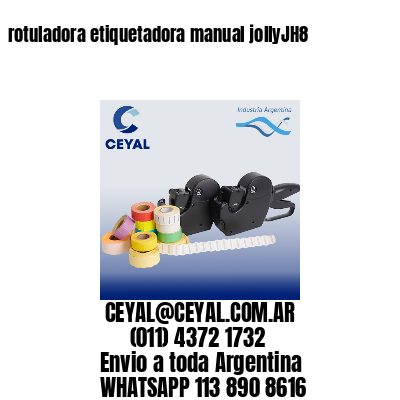 rotuladora etiquetadora manual jollyJH8