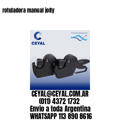 rotuladora manual jolly