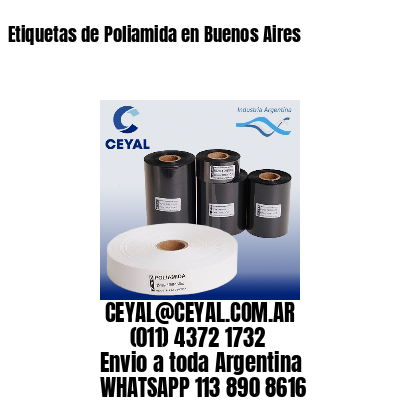 Etiquetas de Poliamida en Buenos Aires