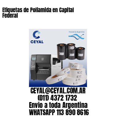 Etiquetas de Poliamida en Capital Federal