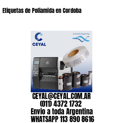 Etiquetas de Poliamida en Cordoba