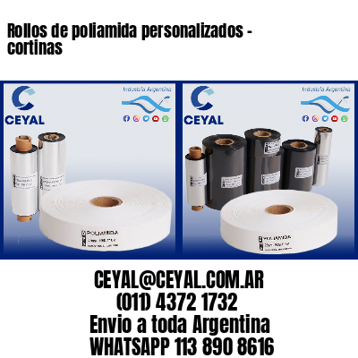 Rollos de poliamida personalizados – cortinas