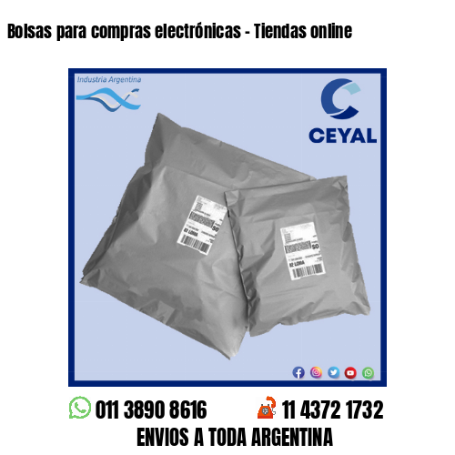 Bolsas para compras electrónicas – Tiendas online