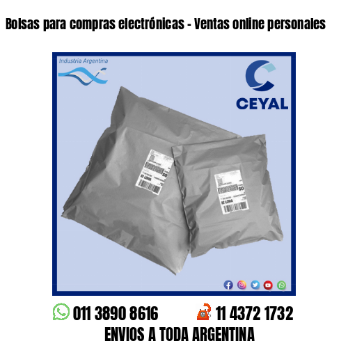 Bolsas para compras electrónicas – Ventas online personales