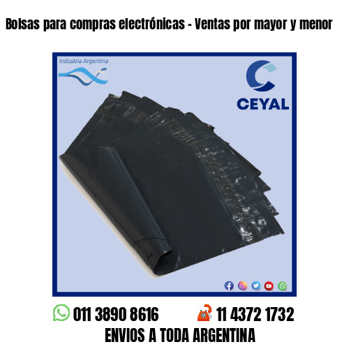 Bolsas para compras electrónicas – Ventas por mayor y menor