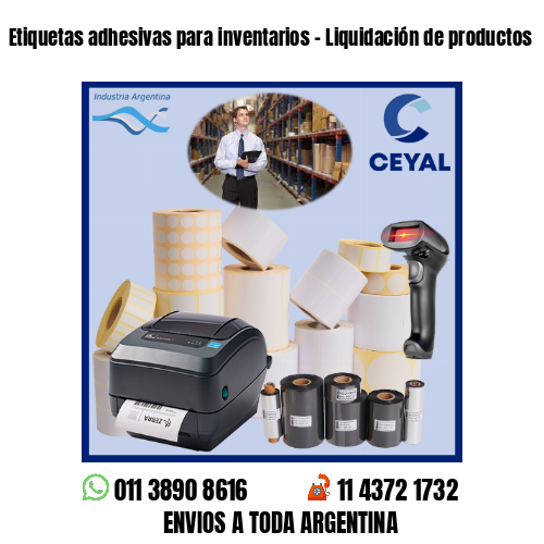 Etiquetas Adhesivas Para Inventarios Liquidación De Productos Impresoras Etiquetas 9173