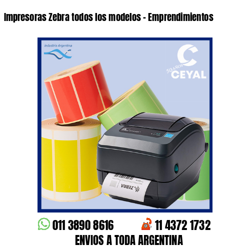 Impresoras Zebra todos los modelos – Emprendimientos