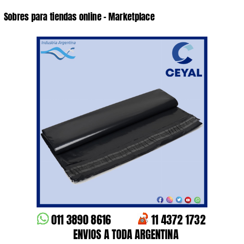 Sobres para tiendas online – Marketplace