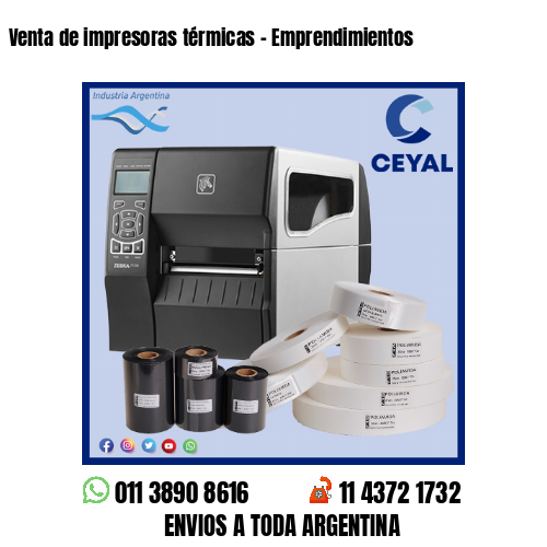 Venta de impresoras térmicas – Emprendimientos