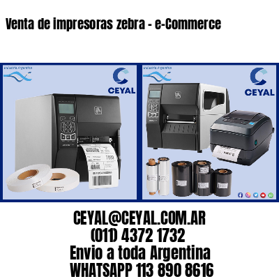 Venta de impresoras zebra – e-Commerce