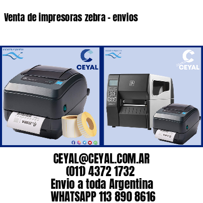 Venta de impresoras zebra – envios