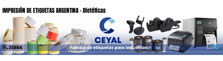 IMPRESIÓN DE ETIQUETAS ARGENTINA - Dietéticas