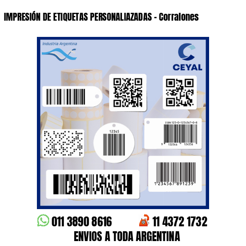 IMPRESIÓN DE ETIQUETAS PERSONALIAZADAS - Corralones