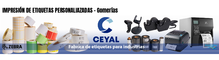 IMPRESIÓN DE ETIQUETAS PERSONALIAZADAS - Gomerías