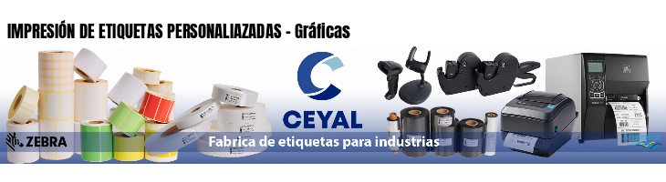 IMPRESIÓN DE ETIQUETAS PERSONALIAZADAS - Gráficas