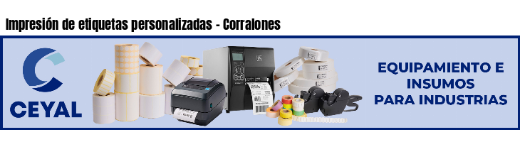 Impresión de etiquetas personalizadas - Corralones