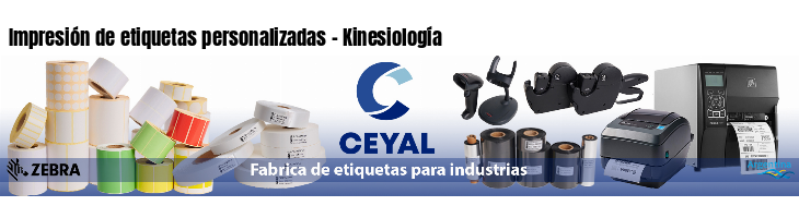 Impresión de etiquetas personalizadas - Kinesiología