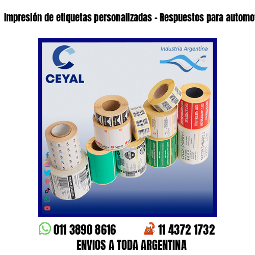 Impresión de etiquetas personalizadas – Respuestos para automotores