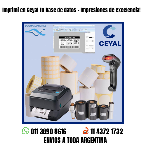Imprimí en Ceyal tu base de datos – Impresiones de excelencia!