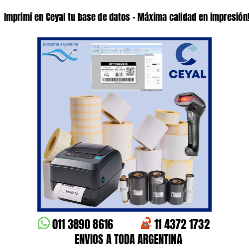 Imprimí en Ceyal tu base de datos – Máxima calidad en impresión!