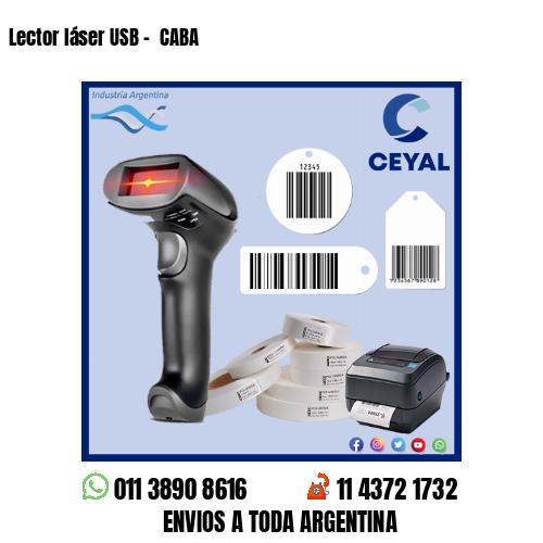 Lector láser USB –  CABA
