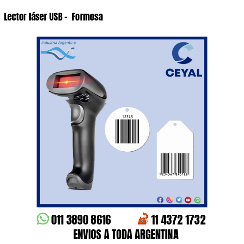 Lector láser USB –  Formosa