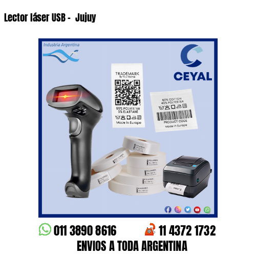 Lector láser USB –  Jujuy