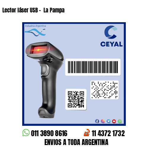 Lector láser USB –  La Pampa