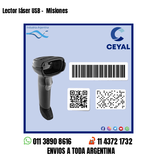 Lector láser USB –  Misiones