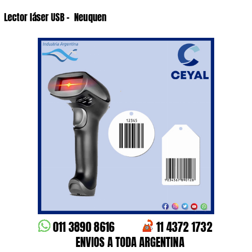 Lector láser USB –  Neuquen