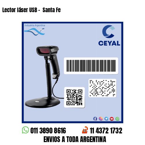 Lector láser USB –  Santa Fe