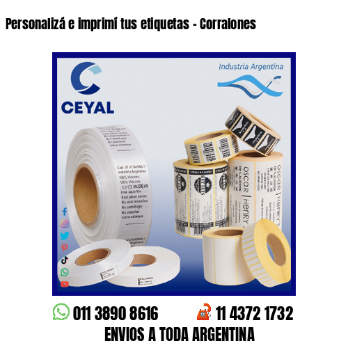 Personalizá e imprimí tus etiquetas – Corralones