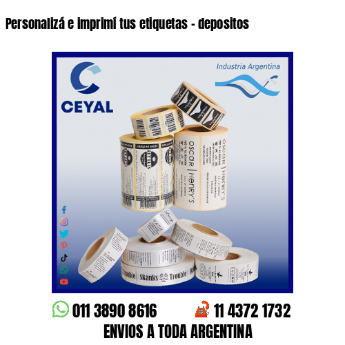 Personalizá e imprimí tus etiquetas – depositos