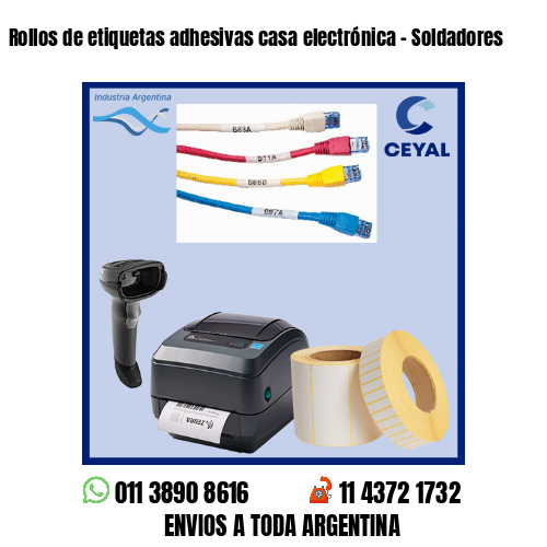 Rollos de etiquetas adhesivas casa electrónica – Soldadores