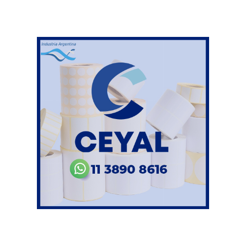 Rollos de stickers adhesivos para ópticas - 80X50