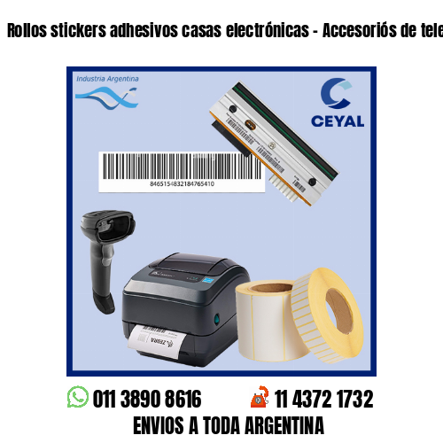 Rollos stickers adhesivos casas electrónicas – Accesoriós de telefonía