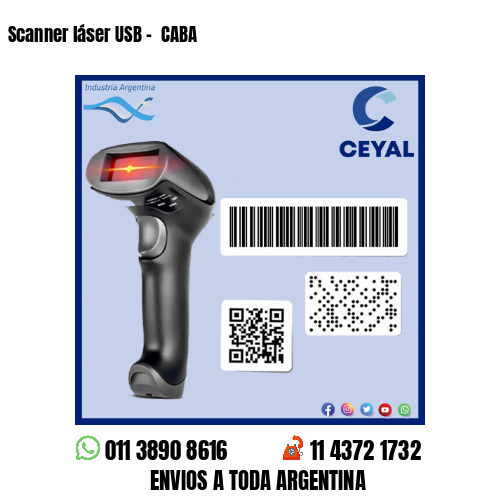 Scanner láser USB –  CABA