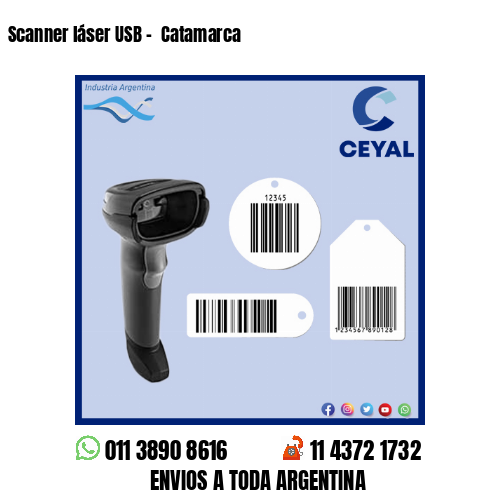 Scanner láser USB –  Catamarca