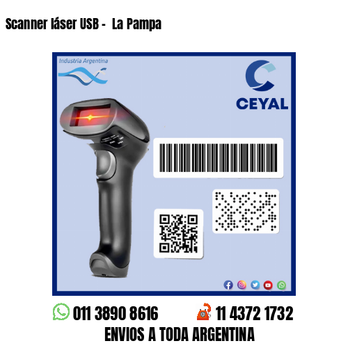 Scanner láser USB –  La Pampa