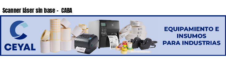 Scanner láser sin base - CABA