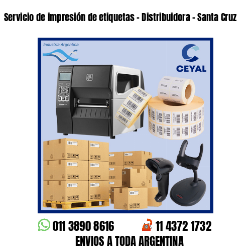 Servicio de impresión de etiquetas – Distribuidora – Santa Cruz