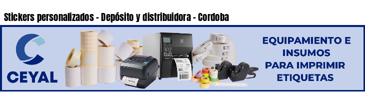 Stickers personalizados - Depósito y distribuidora - Cordoba