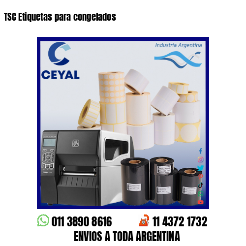 TSC Etiquetas para congelados