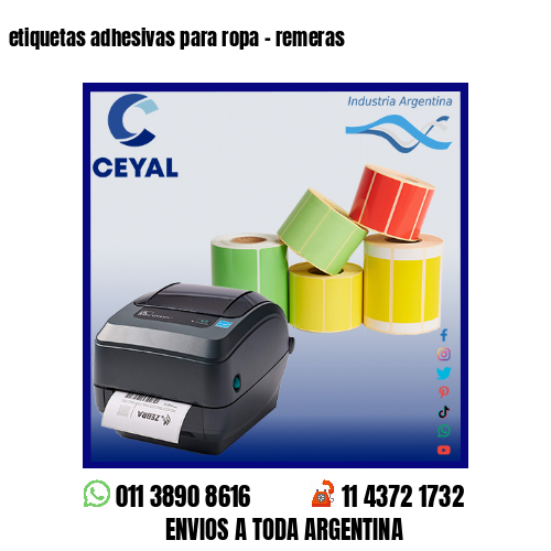 etiquetas adhesivas para ropa – remeras