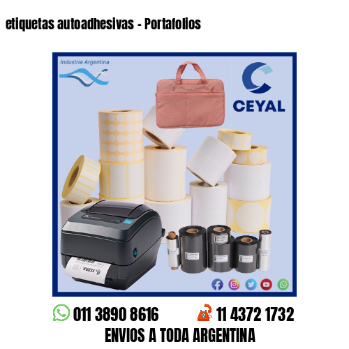 etiquetas autoadhesivas – Portafolios