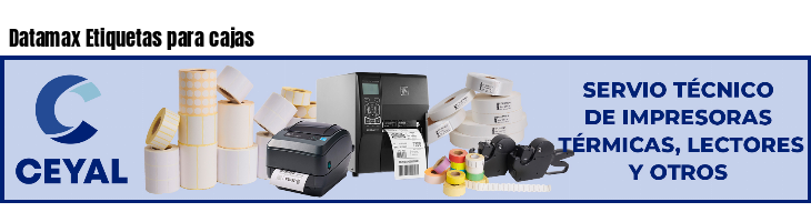 Datamax Etiquetas para cajas