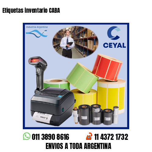 Etiquetas inventario CABA