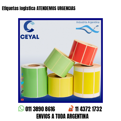 Etiquetas logistica ATENDEMOS URGENCIAS