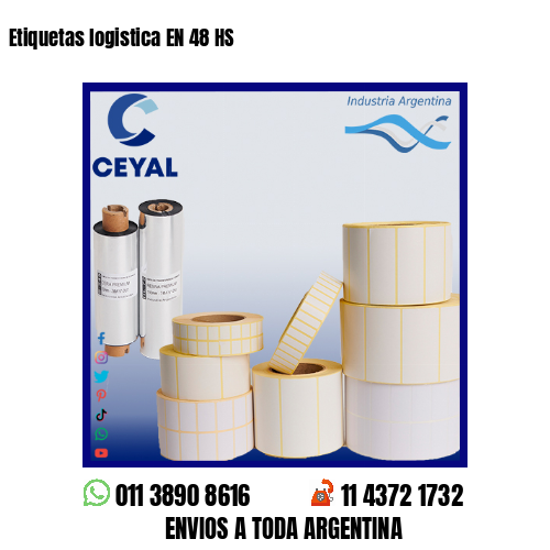 Etiquetas logistica EN 48 HS