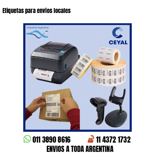 Etiquetas para envios locales